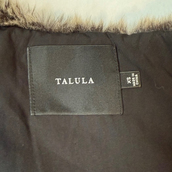 Aritzia Brown Fur Vest Cropped - Picture 4 of 7